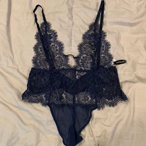 Adore Me Floral BodySuit never worn with tags